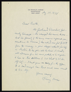 Letter from Franz Boas to Ruth Benedict, August 12, 1938