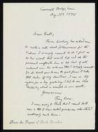 Letter from Franz Boas to Ruth Benedict, August 17, 1940