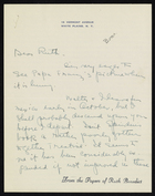 Letter from Estelle to Ruth, undated