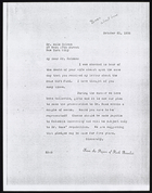 Copy of Letter from Ruth Benedict to Dr. Milo Helman [Hellman], October 21, 1936
