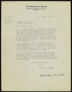 Letter from Archer Taylor to Franz Boas, July 9, 1927