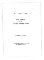 Proceedings, Annual Luncheon of the National Consumers' League, November 15, 1930
