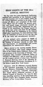 Bulletin, National Consumers' League, October 1934