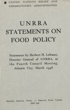 DIRECTOR GENERAL'S STATEMENT ON THE WORLD FOOD SITUATION: SIXTH PLENARY SESSION, 19 MARCH 1946