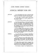 Annual Report for 1971