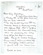 Edyth Mercier Clements to Lady Londonderry [Theresa Susey Chetwynd Talbot], Belfast, 21 June 1918