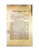 Annual Report for 1913