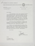 Correspondence Between Raymond Firth, William Shack, and Vinigi, May 1982