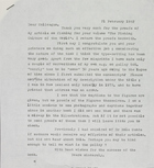 Correspondence Between Raymond Firth and I. K. Kecskes, 1982