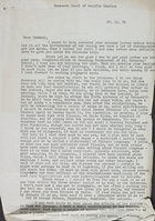 Letter from Raymond Firth to Ishmael Tuki, November 27, 1972