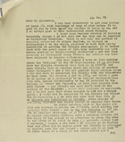 Correspondence Between Raymond Firth and David Alexander, Spring 1975