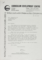 Correspondence Between Julian Treadaway and Raymond Firth, 1984