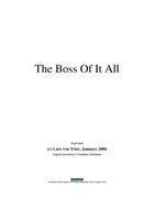 The Boss Of It All (2006): Final Draft