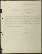 Copy of a Letter from Field Rabbi [Stehener], Army Headquarters, to the Attention of Prof. Dr. Guttman, First Chairman of the Allgemeinen Deutschen Rabbiner Verband, February 19, 1917