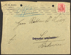 Envelope from Markus Brann addressed to Rabbi Dr. Lovy, November 17, 1914