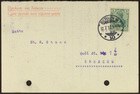 Postcard from Phillipp Bloch to Markus Brann, December 7, 1912