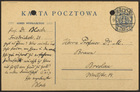 Postcard from Philipp Bloch to Markus Brann, September 30, 1919