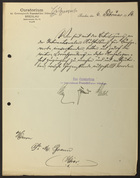 Letter from Curatorium der Kommerzienrat Fraenckel'schen Stiftungen to Markus Brann, February 6, 1914