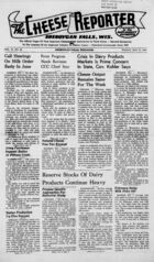 Cheese Reporter, Vol. 77, No. 39, Friday, May 22, 1953
