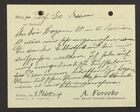 Letter from A. Favorke to Markus Brann, October 8, 1914