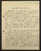 Letter from A. Favorke, Printer, to Markus Brann, February 5, 1916