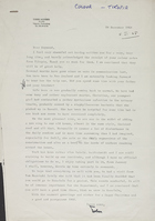 Correspondence between Torben Monberg and Raymond Firth, 1967, 1968