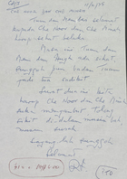 Copy of letter from Raymond Firth to Che Noor Dan Che Minah, February 11, 1975