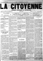 La Citoyenne, No. 34, 3-9 octobre 1881