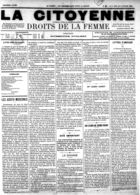 La Citoyenne, No. 61, 5 juin-2 juillet 1882