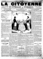La Citoyenne, No. 73, 4 juin - 1 juillet 1883