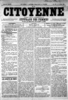La Citoyenne, No. 172, 1 avril 1891