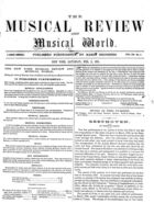 The Musical Review and Musical World, Vol. 12, no. 3, February 2, 1861