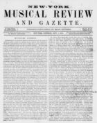 New York Musical Review and Gazette, Vol. 6, no. 18, September 8, 1855