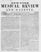 New York Musical Review and Gazette, Vol. 6, no. 21, January 2, 1855