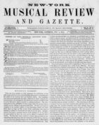 New York Musical Review and Gazette, Vol. 6, no. 22, November 3, 1855