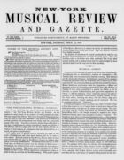 New York Musical Review and Gazette, Vol. 7, no. 6, March 22, 1856
