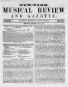 New York Musical Review and Gazette, Vol. 7, no. 8, April 19, 1856