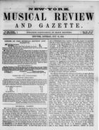 New York Musical Review and Gazette, Vol. 7, no. 15, July 26, 1856
