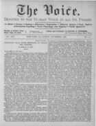 The Voice, Vol. 8, no. 11, November, 1886