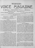 Werner's Voice Magazine, Vol. 13, no. 7, July, 1891