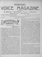 Werner's Voice Magazine, Vol. 13, no. 11, November, 1891