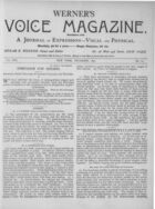 Werner's Voice Magazine, Vol. 13, no. 12, December, 1891