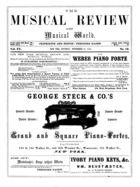 The Musical Review and Musical World, Vol. 15, no. 19, September 10, 1864