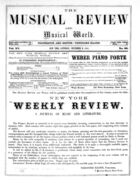 The Musical Review and Musical World, Vol. 15, no. 25, December 3, 1864