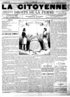 La Citoyenne, No. 70, 5 mars - 1 avril 1883