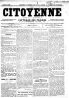 La Citoyenne, No. 185, 15 octobre 1891