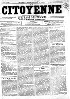 La Citoyenne, No. 186, 1 novembre 1891