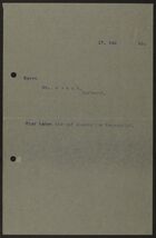 Brief Typewritten Note from (unknown)  to Benno Jacob about Wunsch  Manuscript, May 17, [1910]