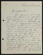 Letter from Ludwig König to Markus Brann, December 12, 1915; with Note by Brann, December 19