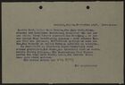 Typewritten Letter from Markus Brann to [Arthur] Löwenstamm, September 24, 1917
